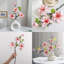 2 pièces de fleurs de magnolia artificielles, arrangement de branches de fausse magnolia 22,8 po pour décoration de table de bureau à domicile (rose clair)-433035199