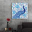 «Peacock Garden IV» par Miranda Thomas, art mural en verre acrylique-588402811