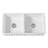 36'' L Farmhouse / Apron Double Bowl Solid Surface Kitchen Sink
