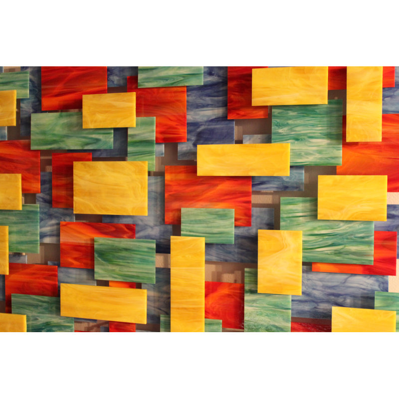 Four Seasons Handmade Wall Decor, 54" H x 80" W x 3.75" D