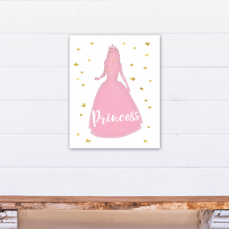 Art sur toile princess Bowie, H 20 po x l 16 po x P 1,25 po