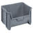 Container, stacking, 15-1/4" x 19-7/8" x 12-7/16", injection molded high density polypropylene, six 1/4" drill hole pattern on bottom allows for easy hole insertion for drainage and air circulation, case of 3-1986042862