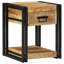 40cm W Iron Bedside Table