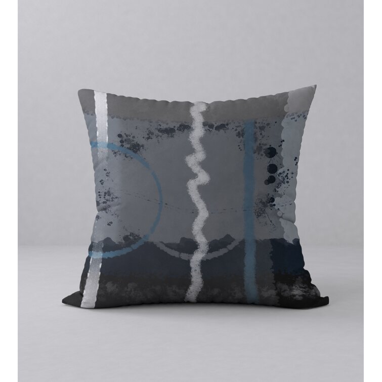 Orren Ellis Chaia Abstract Reversible Throw Pillow | Wayfair