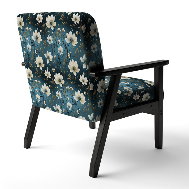 Fauteuil d'appoint rembourré Coastal Elegance