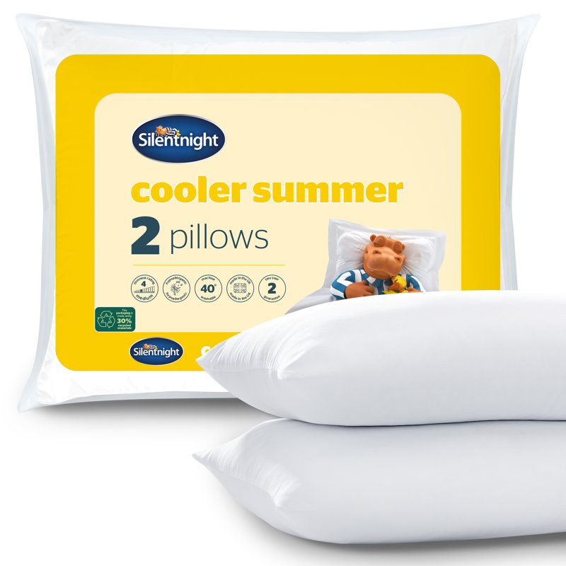 Silentnight Cooler Summer Pillows - 2 Pack