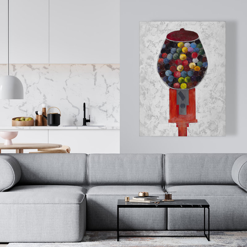 Chewing Gum Dispenser - Unique Canvas Home Decor Piece