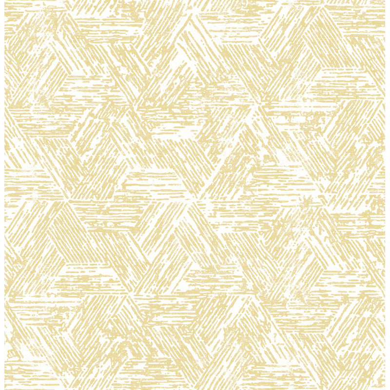 Double rouleau abstrait Bravlio, Jaune