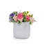 Ensemble de 3 pots à fleurs en céramique blanc fait à la main (5,51 "à 9,65")