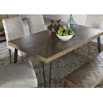 Swanscombe Metal Base Dining Table