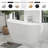 54" X 28" Freestanding Soaking Acrylic Bathtub-89293983