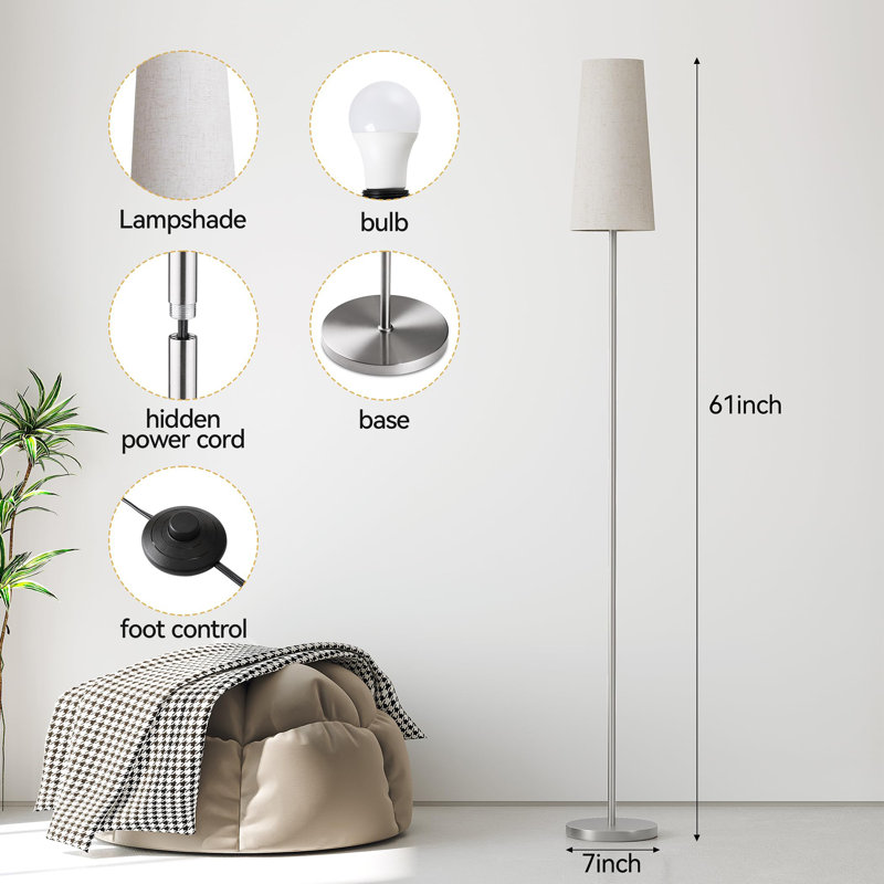 Lampe haute température 3 couleurs, Nickel