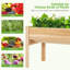 Albertie Wood Elevated Planter