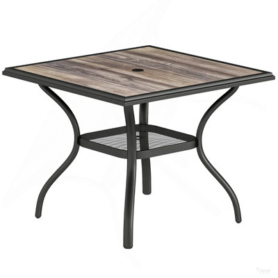 Garden Table,Square Outdoor Dining Table(Only Table)