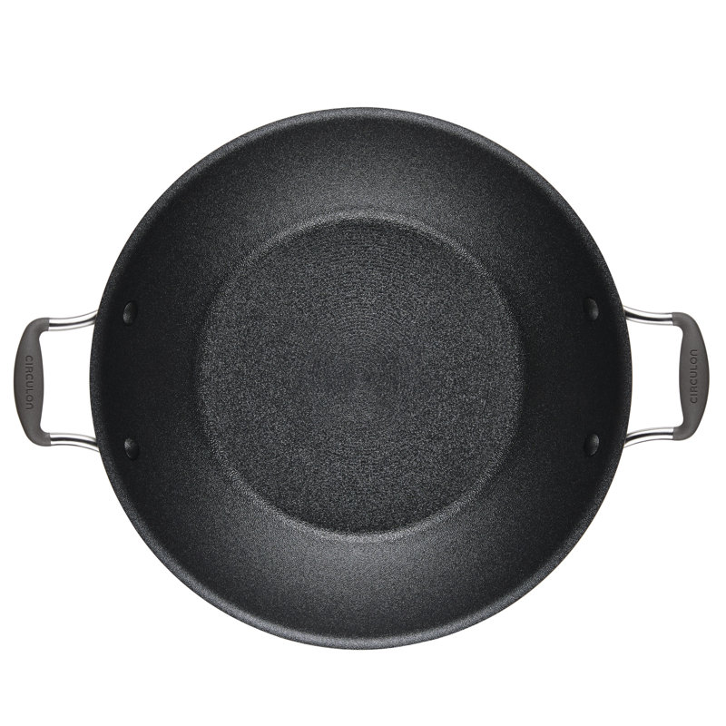 Circulon A1 Series with ScratchDefense Technology Nonstick Induction Wok with Lid, 14 Inch, Graphite