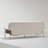 Mid-century Minimalist Fabric Sofa
