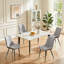 Wave Pattern Upholstered Armless Chair Set Of 2-312804710-312804711