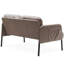 Canapé en L à 2 places avec repose-pieds, canapé moderne en tissu de polyester, petits fauteuils confortables pour les petits espaces: salon, chambre à coucher, bureau, appartement-637522903