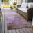 Julian Lavender Washable Indoor-Outdoor Rug - -2090715346