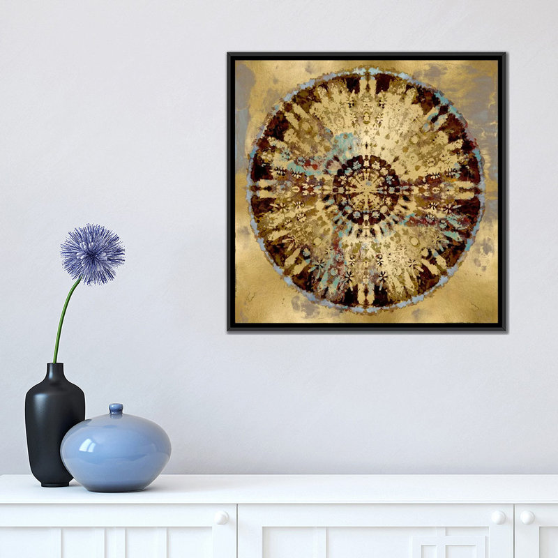 « balanced i », impression sur toile, H 18 po x l 18 po x P 1,5 po, Toile avec cadre noir, Pas de tapis