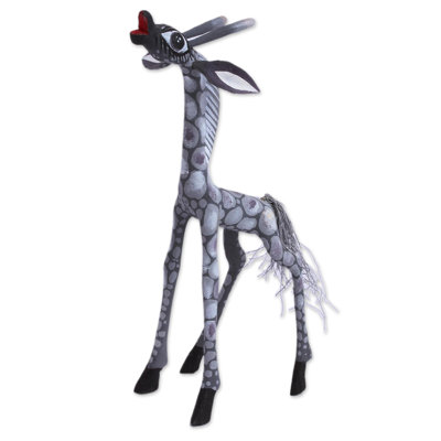 Figurine alebrije en bois perley giraffe