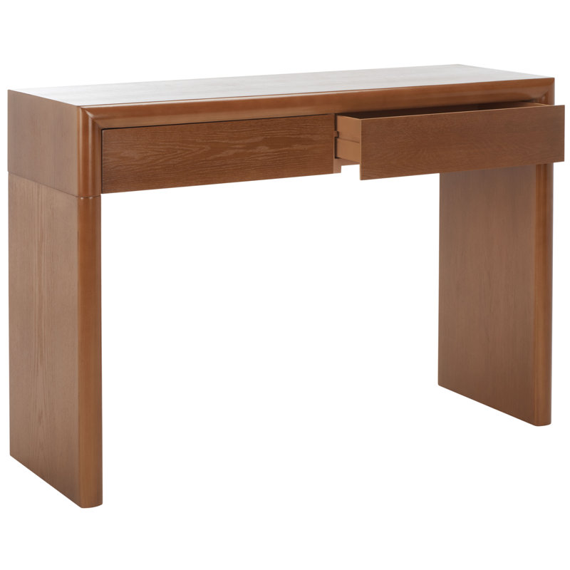 Console avec rangement Valorie, Brun naturel