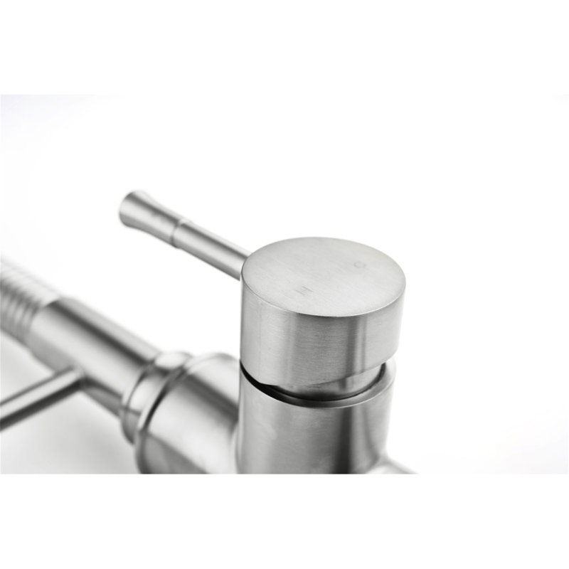 Pull Down Single Handle Spring Kitchen Faucet