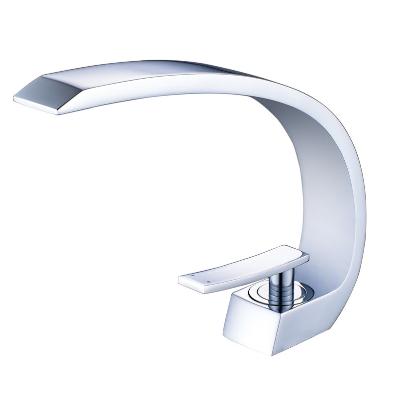 Single-Hole Single-handle Bathroom Faucet, Chrome