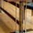 Trinese Cherry Solid Wood Top Metal Base Dining Table-761274214