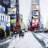 Time Square - Red Framed Canvas for Home Decor | Art Decor