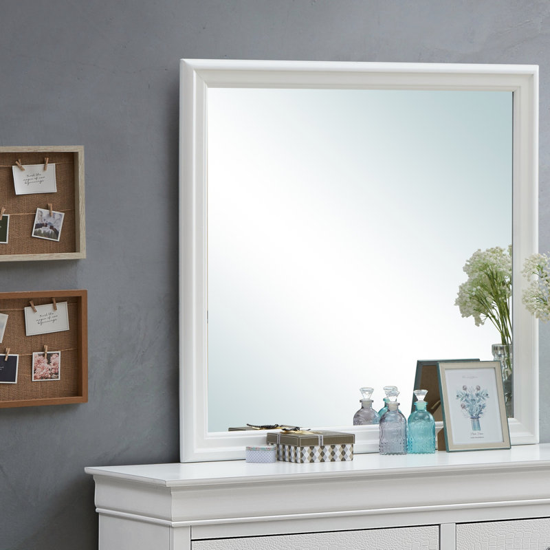 Miroir Lorana G6590-M, champagne argenté