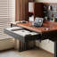 Bureau réglable en bois massif 55,12 po-2037780612