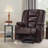 Power Lift Recliner Chair with Massage and Heat, Faux Leather-635852330