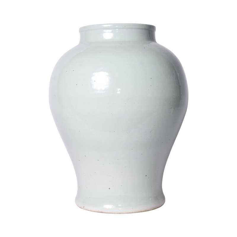 Pot de porcelaine de 18 po, Vert menthe