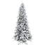 Arbre de Noël artificiel enneigé 9 pieds avec 616 branches de cèdre réalistes, ouverture automatique, décoration de Noël