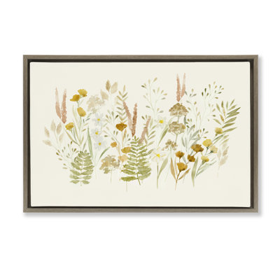 Toile flottante encadrée «Wild Cottage Blooms» par Hannah Dawson
