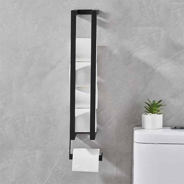 Ebern Designs Presto Wall Mounted Toilet Paper Holder | Wayfair