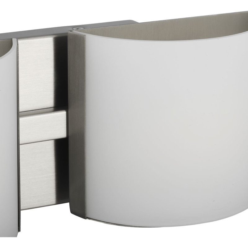 Meuble-lavabo en nickel brossé à 4 lumières et à luminosité réglable Artiste