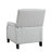 Push Back Reclining Chair Chenille Upholstery 1Pc Cushion Seat Modern Living Room Furniture