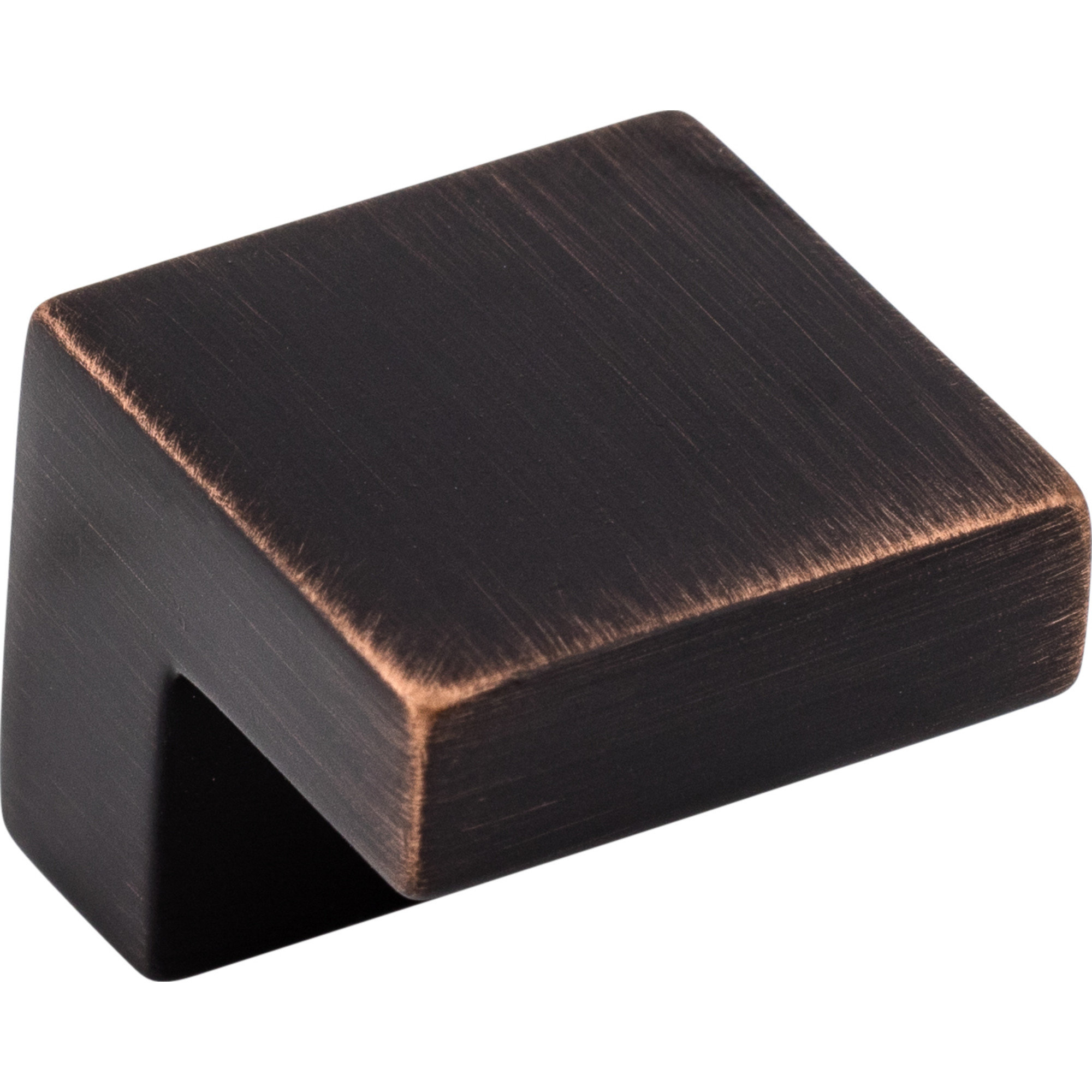 Square 1" Length Square Knob, Tuscan Bronze