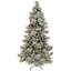 National Tree Company 7.5Ft Pre-Lit Artificial Snowy Yorkshire Hinged Tree , 750 Clear Lights-UL-919832432