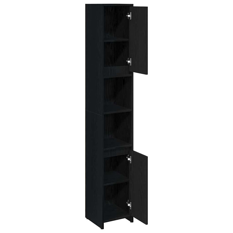 Bathroom Cabinet 30 X 30 X 183.5 Cm Engineered Wood