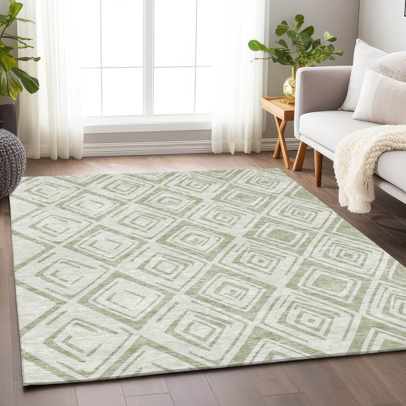 Tapis aloès de qualité supérieure lavable à la machine, Rectangle 10 pi x 14 pi