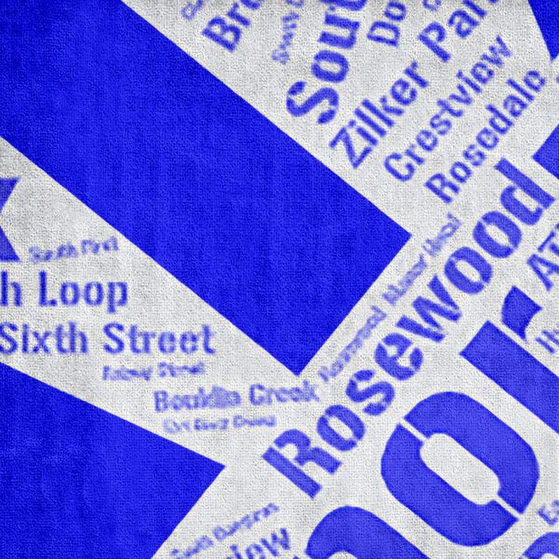 Bath Towel, Blue, Microfiber, Austin