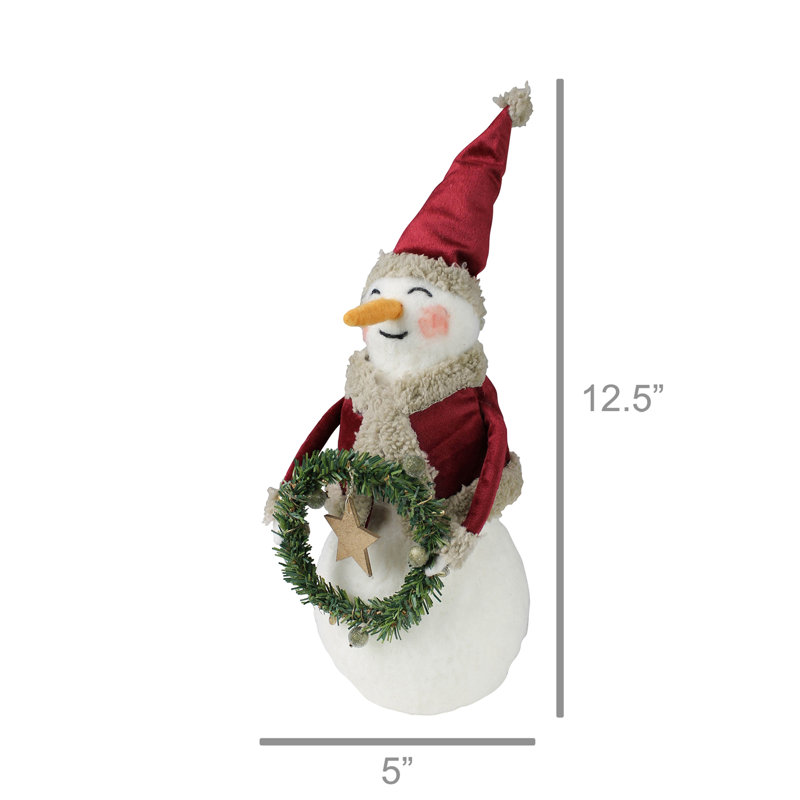 Bonhomme de neige avec couronne