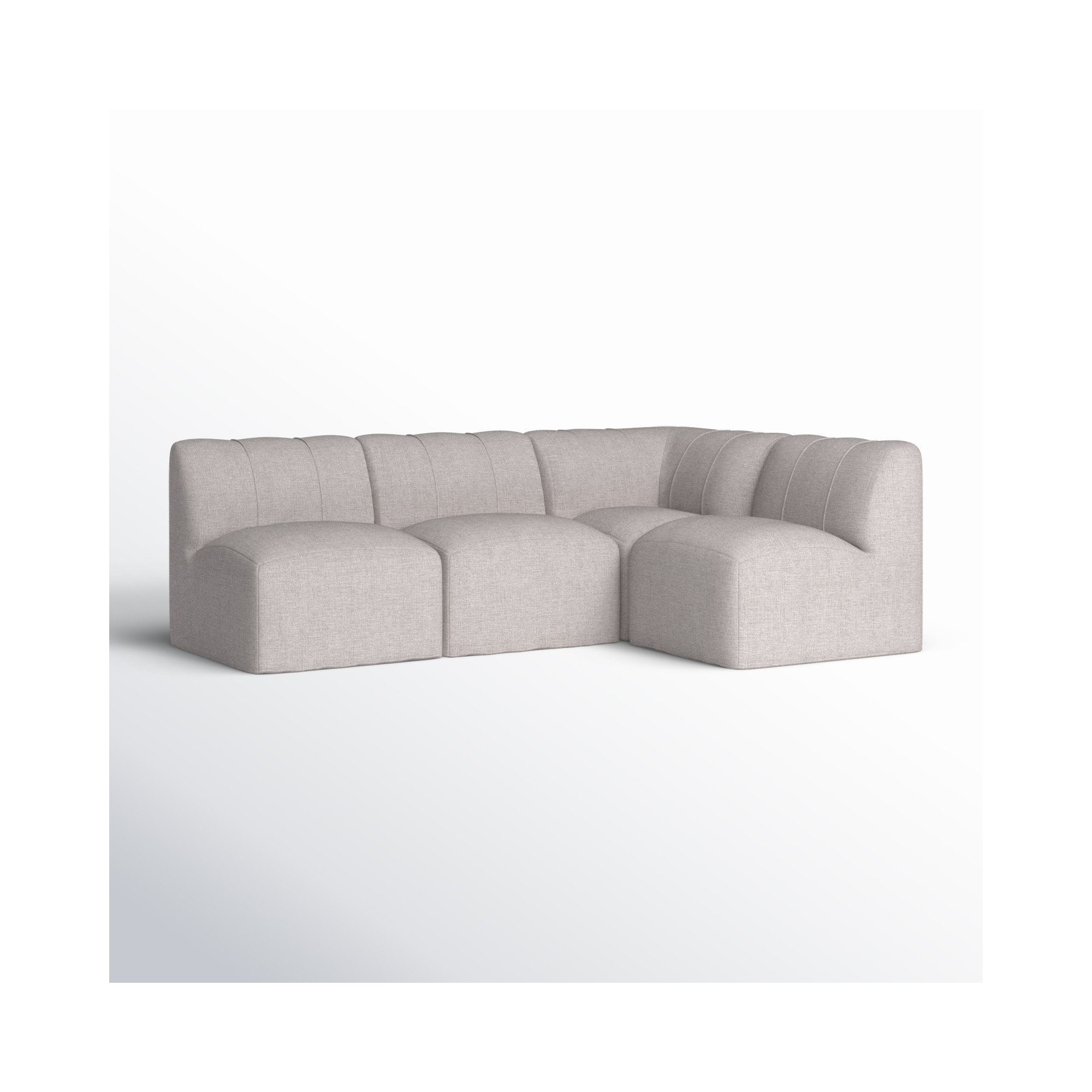 Praia 96" Sunbrella Outdoor Sofa, Cast Silver Sunbrella®