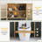 Over Toilet Cabinet For Bathroom Storage - Spacious Organizer With Slatted Doors And Adjustable Shelves Space Shelf Unit