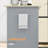 Portable Kitchen Island , Grey With Drawer, Adjustable Shelf, 2 Towel - Magnificently Made Cart By Terrific