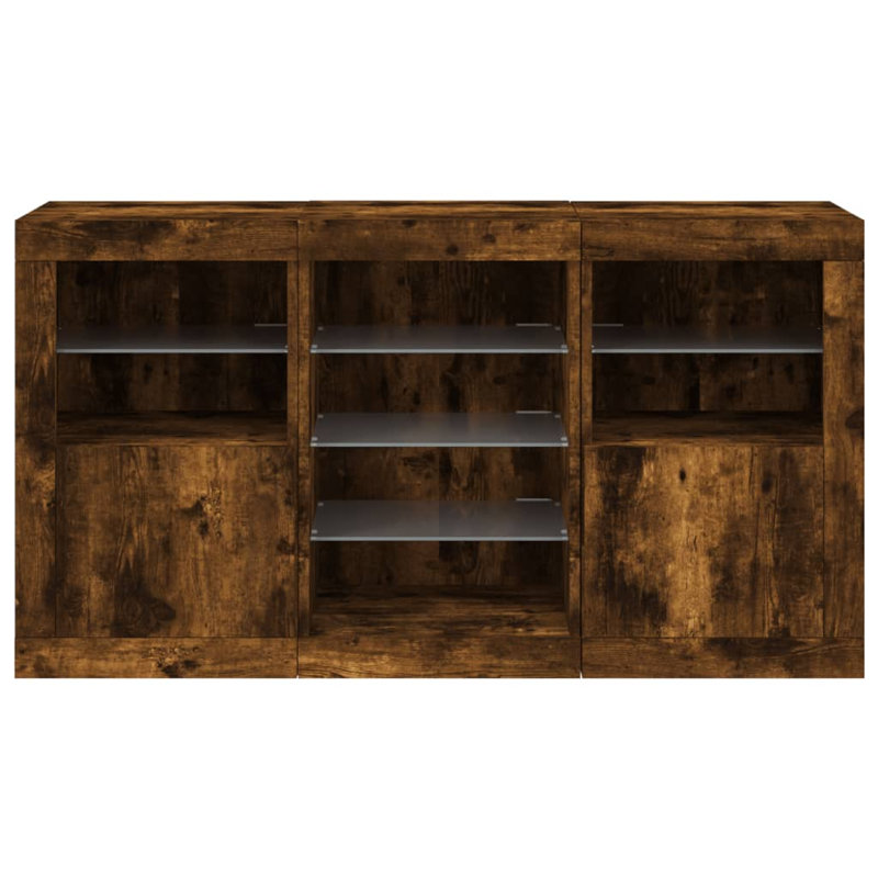 Azariyah 123cm Sideboard, Smoked Oak