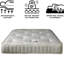 Myer Adams 9 Inch / 22CM Open Coil Mattress Dual Sided with Handle, Tufted, Medium-Firm Feel. -112844292